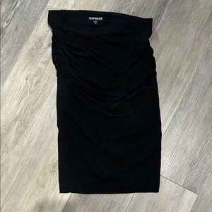 Express Elegant Black Pencil Skirt